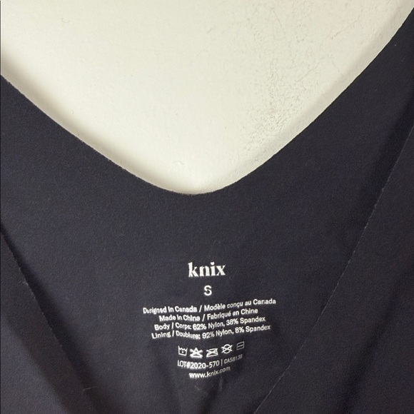 Knix Black Tank Top Size Small - Picture 2 of 5